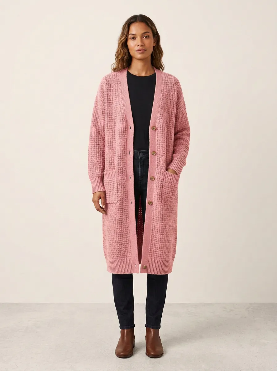 Women's Classic Button Detail Knit Cardigan