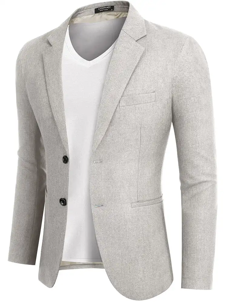 Classic Two Button Suit Jacket