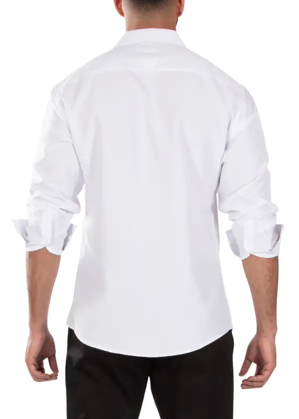 Geometric Button Up Dress Shirt