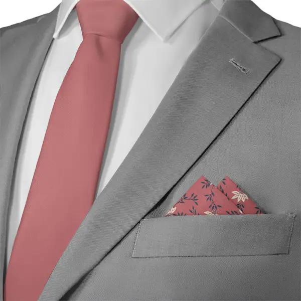 Smart Clean Floral Pocket Square