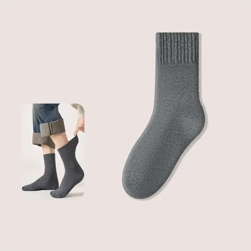 Cozy Thermal Terry Crew Socks