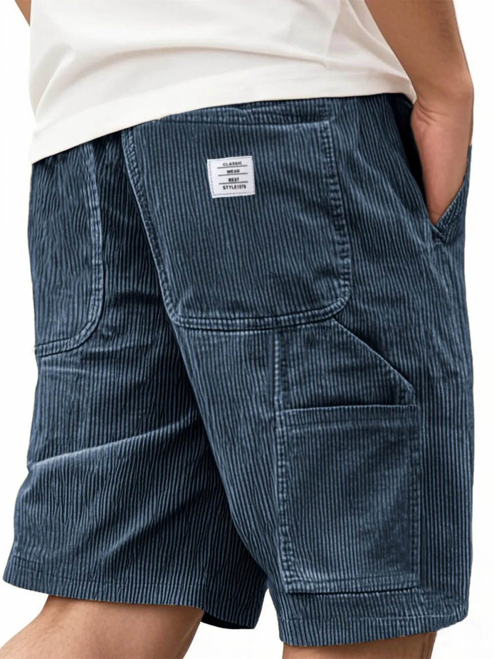 Corduroy Utility Pocket Shorts