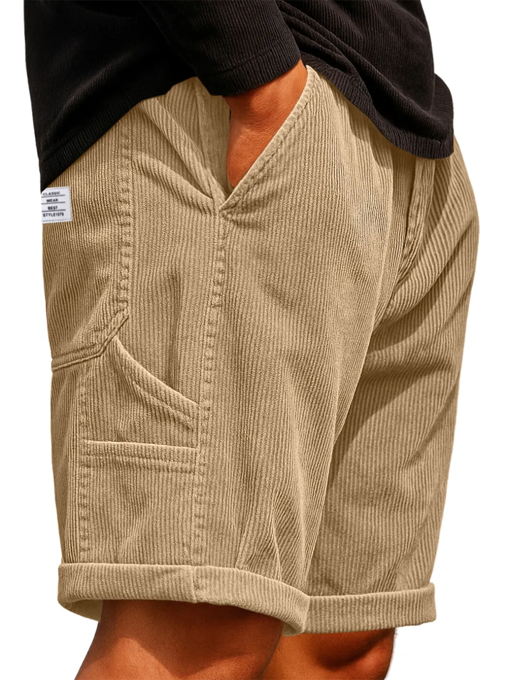 Everyday Corduroy Utility Pocket Shorts