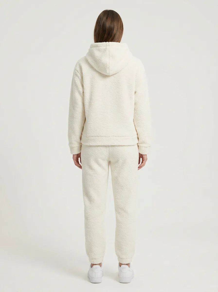 Women's Botanical Branch Embroidered Hoodie Jogger Set