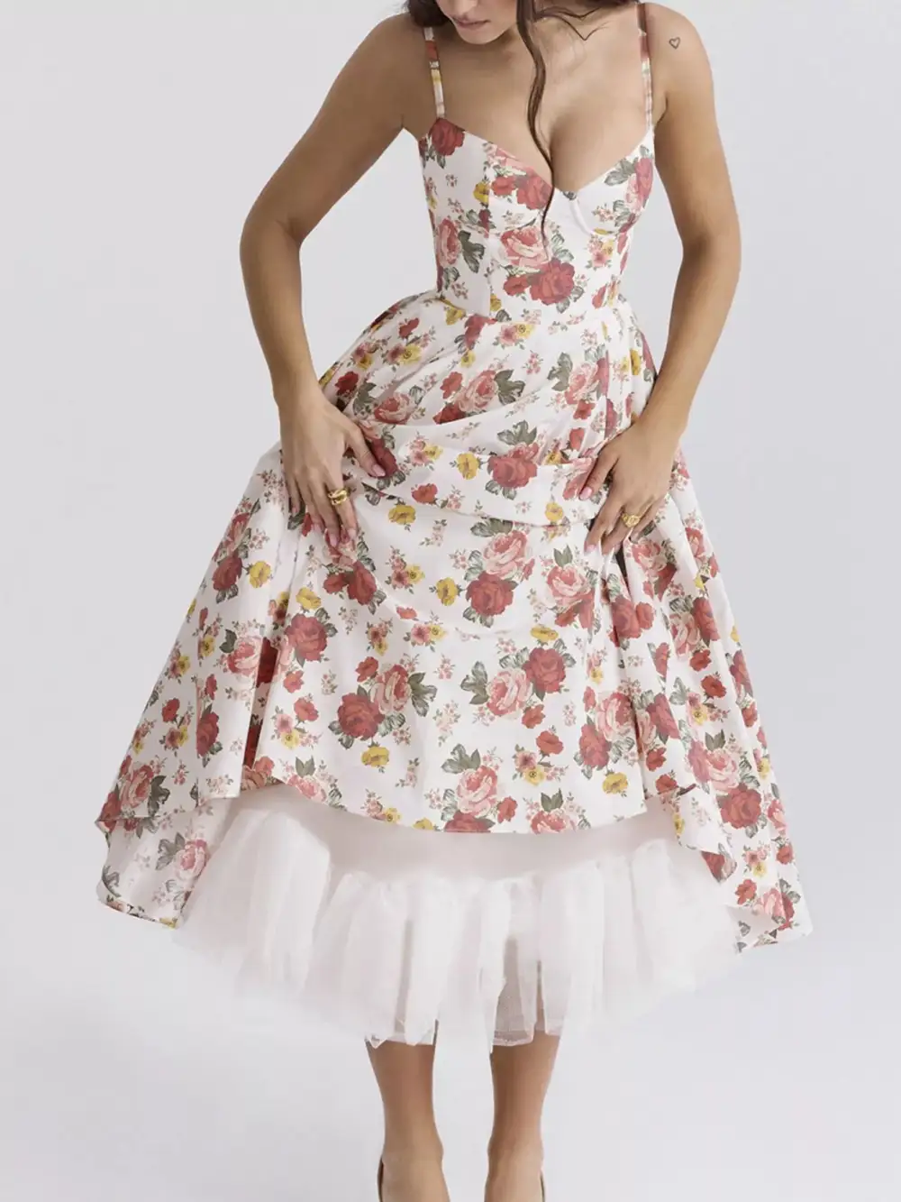 Sweetheart Midi Dress