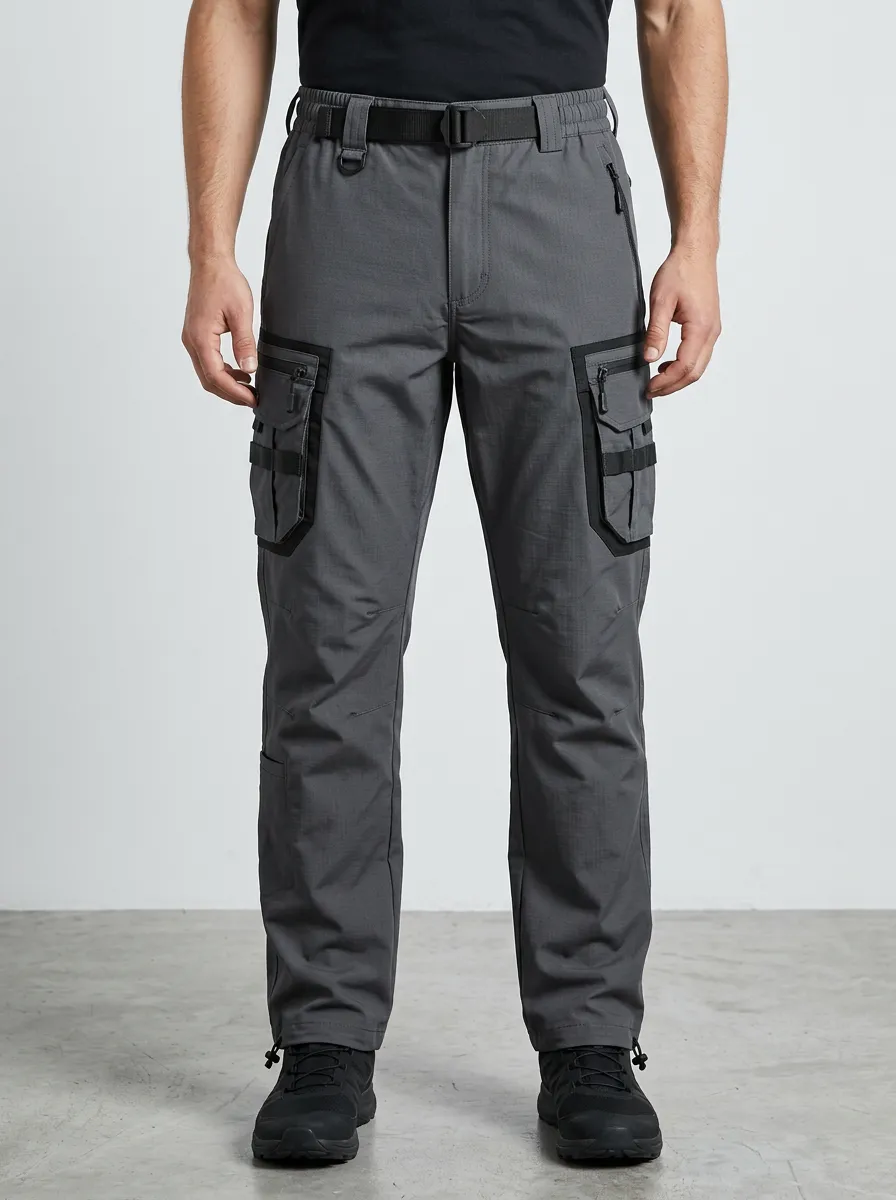 Technical-Look Outdoor Cargo Work Pants