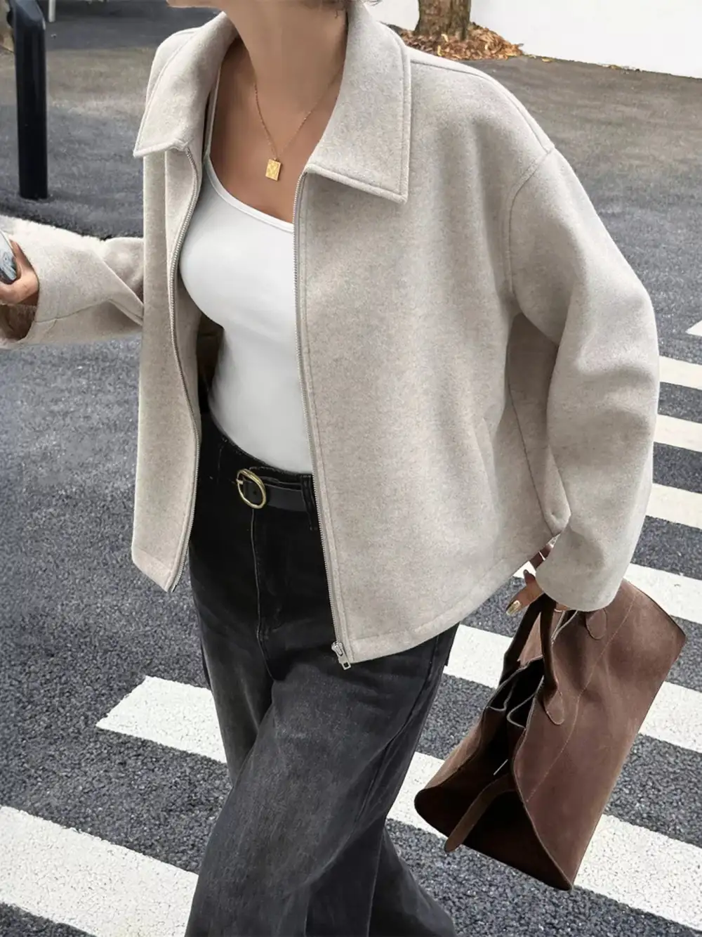 Polished Refined Zip-Up Jacket