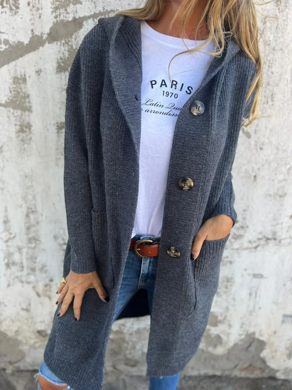 Longline Knitted Cardigan