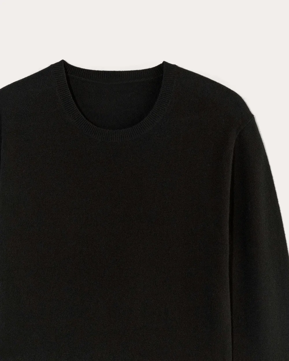 The Black Classic Crew in Cashmere