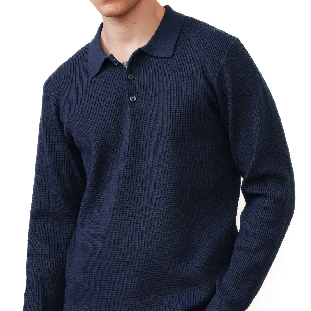 Refined Regular Fit Polo Collar Knit Polo Shirt