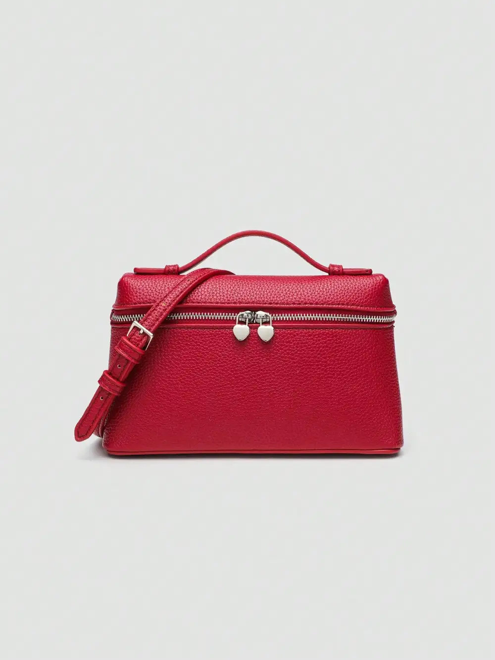 Litchi Grain PU Square Crossbody Bag