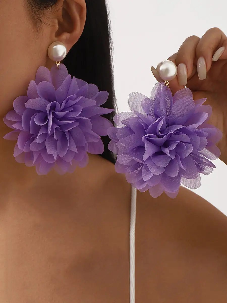 Sculptural Nature-Inspired Accent Earrings