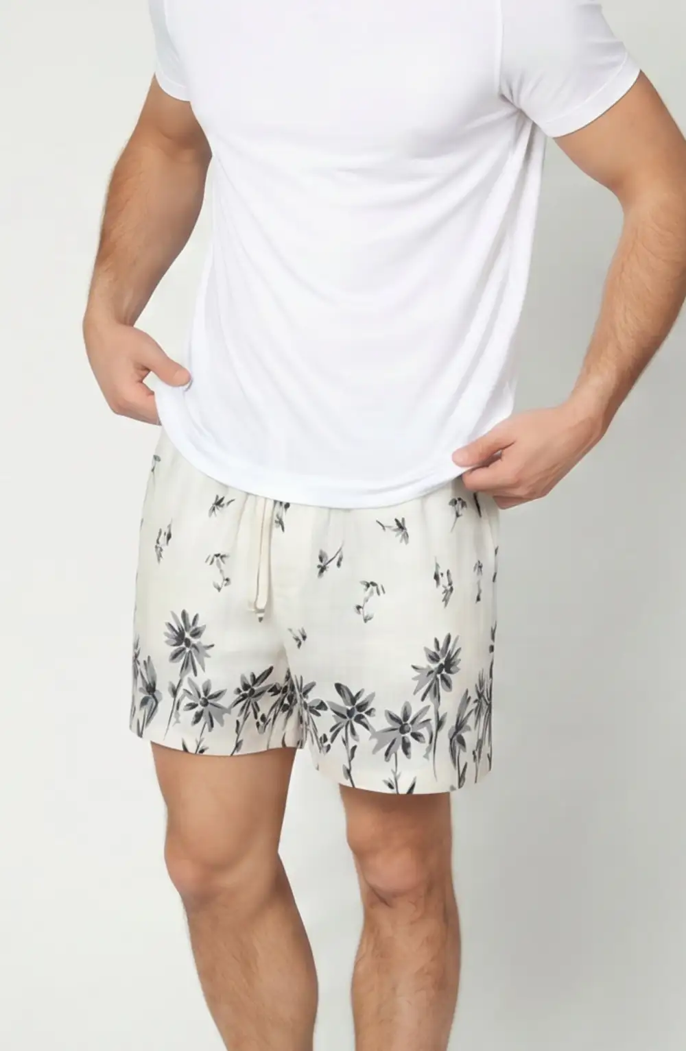 Men's Clean Finish Linen Drawcord Shorts