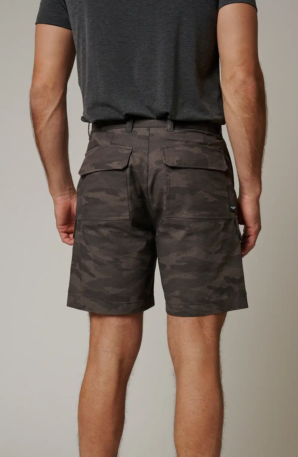 Men's Camouflage Ripstop Cargo Pocket Shorts
