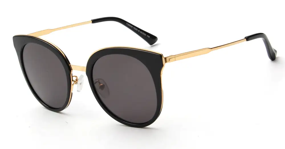 Polarized Round Cat-Eye Everyday Edit Sunglasses
