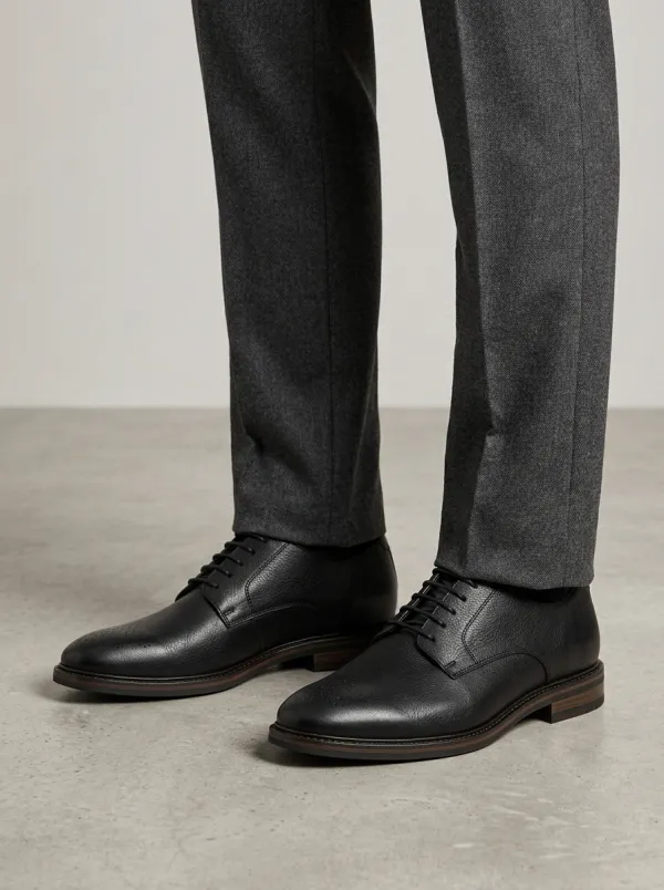 Men's Business Formal Brogue Patterned Leather Oxford Shoes