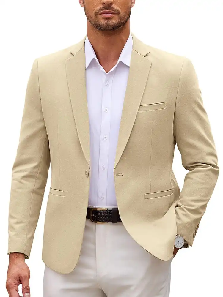 Travel Casual One Button Suit Jacket Coat