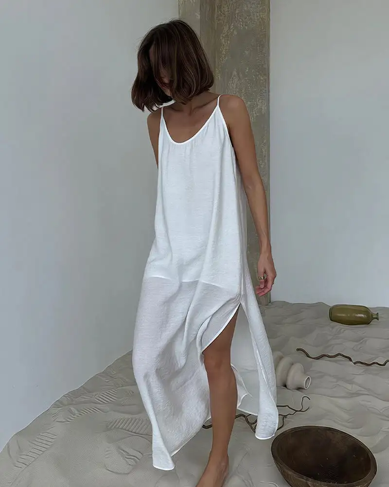 The Effortless Breeze Maxi Slip Dress