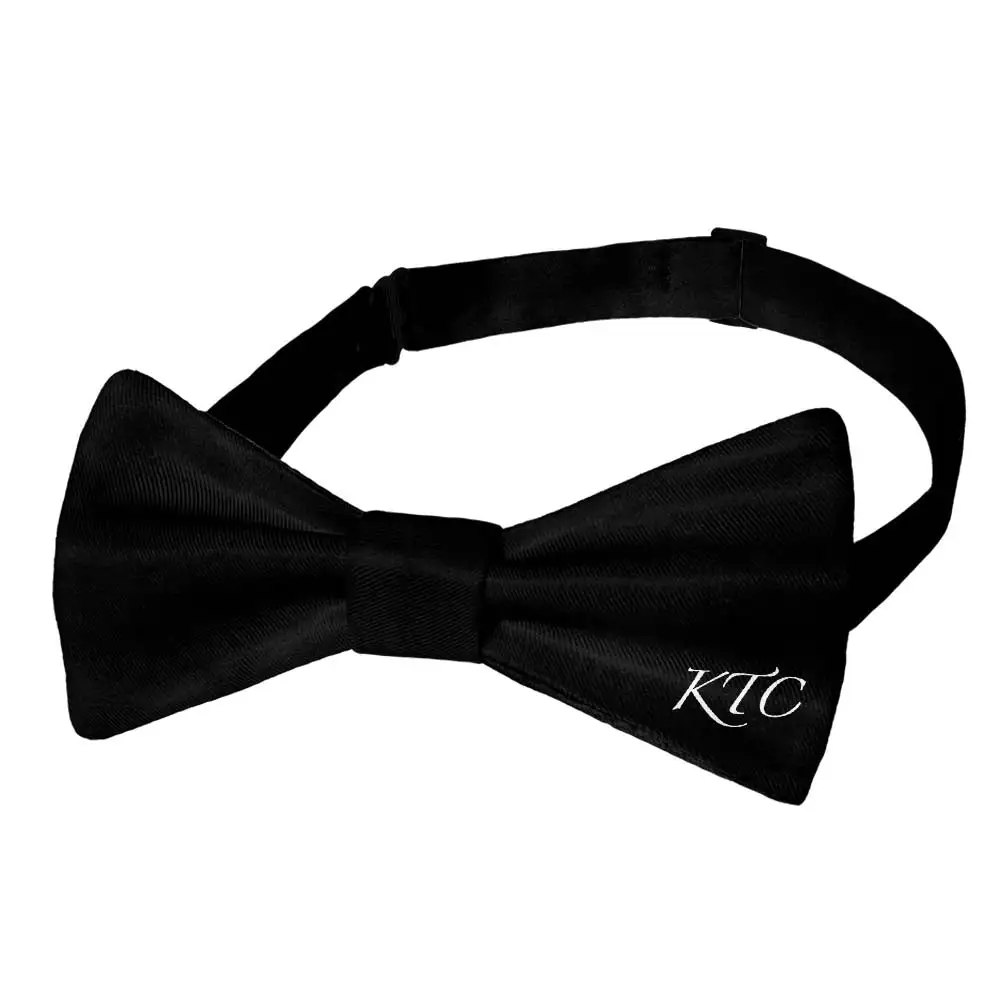 Refined Solid Motif Bow Tie