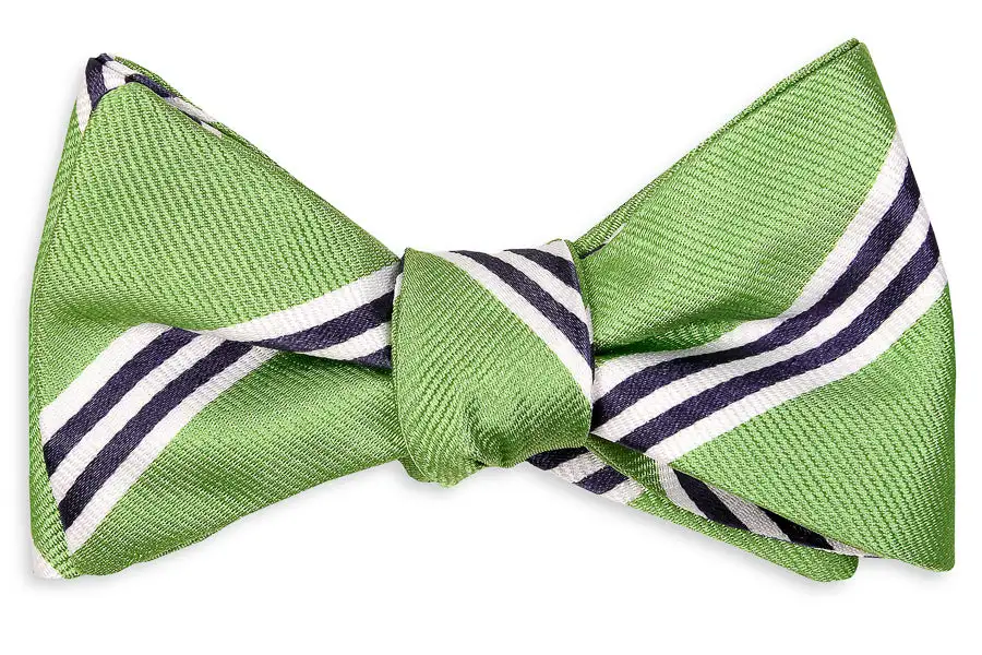 Sophisticated Everyday Striped Bow Tie