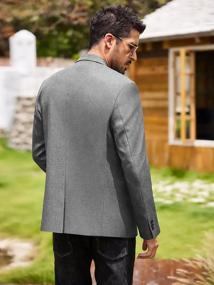 Classic Two Button Suit Jacket