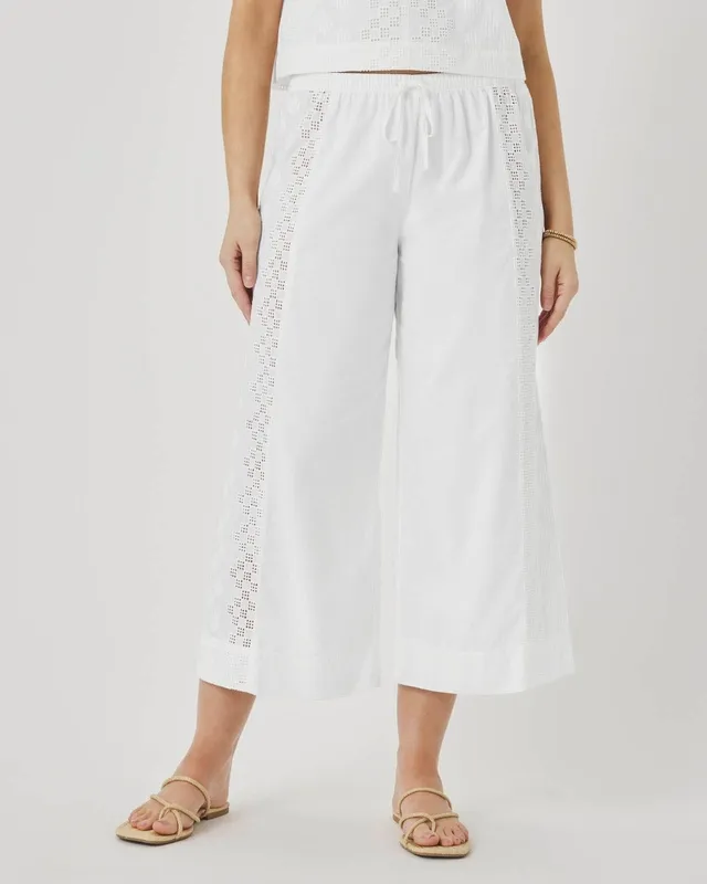 Airy Eyelet Pant Pants
