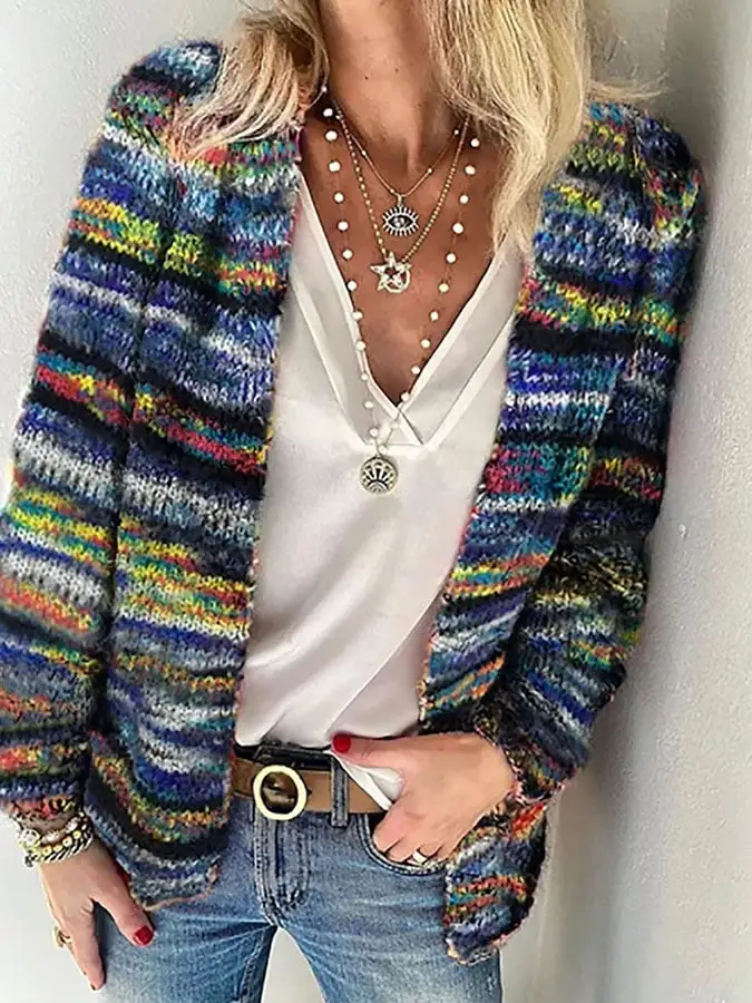 Button Detail Knit Cardigan