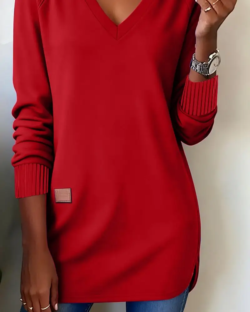 【🔥10k+ Sold】V-Neck Stylish Sweatshirt