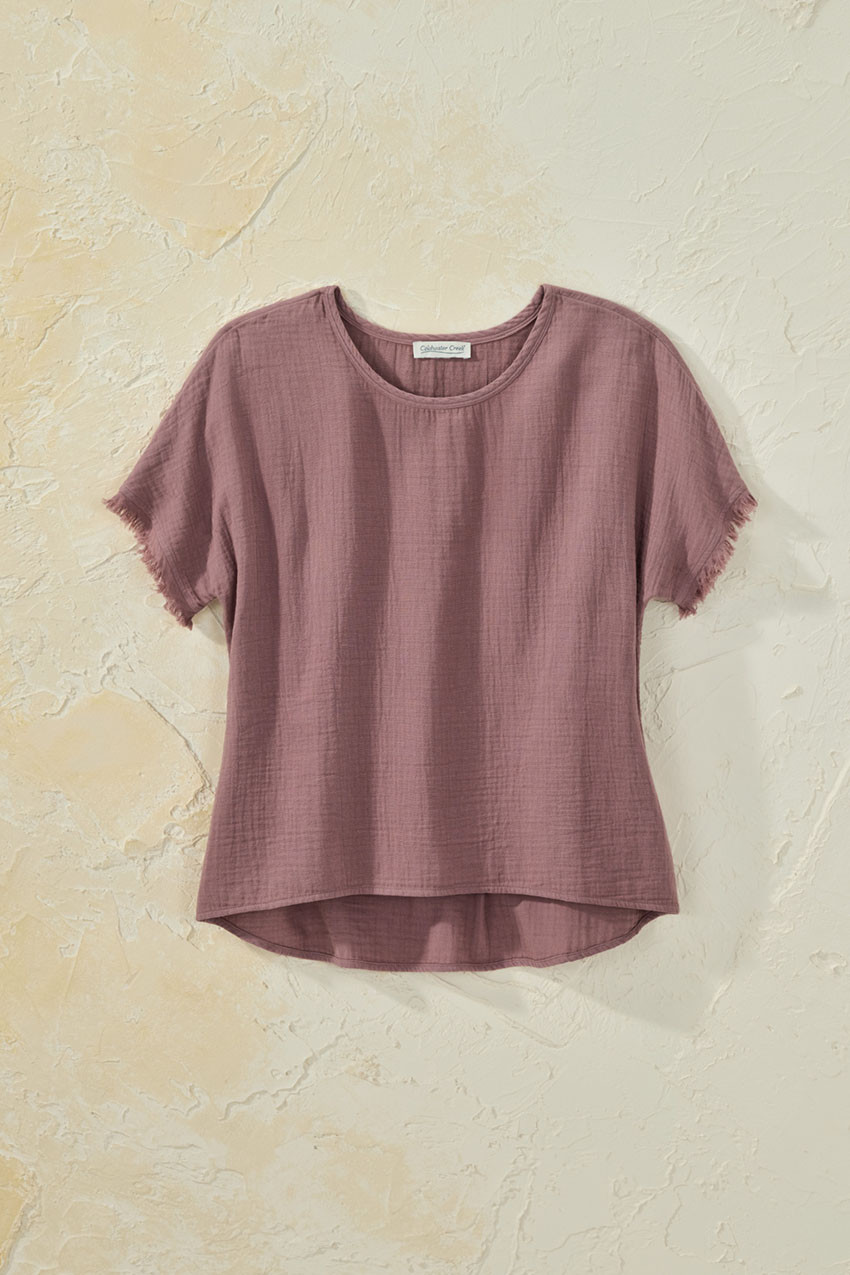 Summer Breeze Gauze Dolman Top