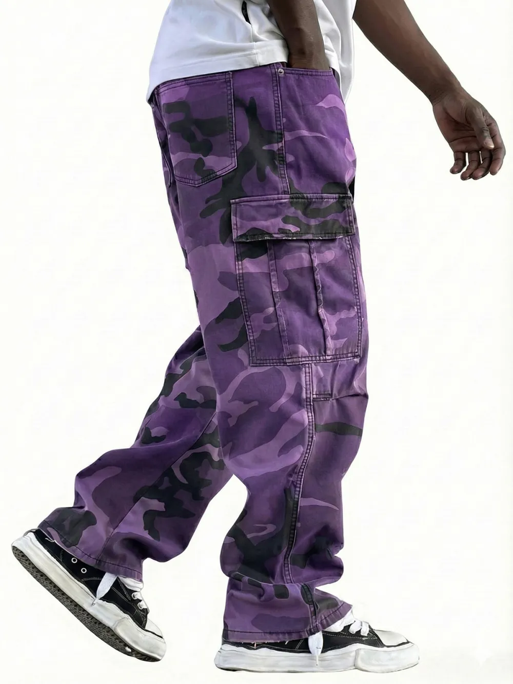 Pocket Wide Leg Trousers