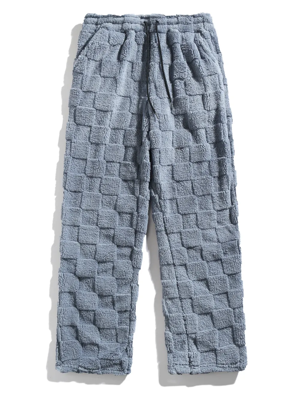 Layered Textured Knit Pants