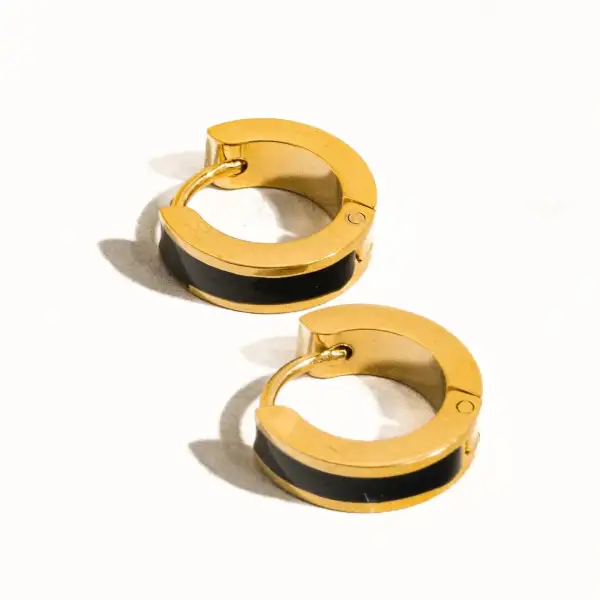 Sculpted Classic Rounded Hoop Earrings