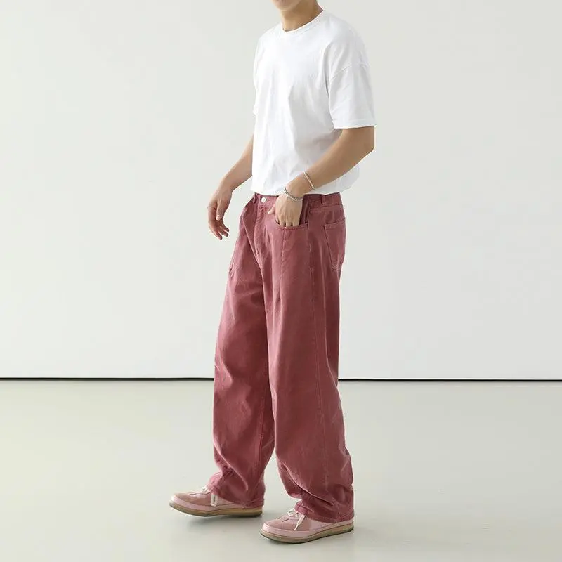 Washed Loose Bootcut Jeans