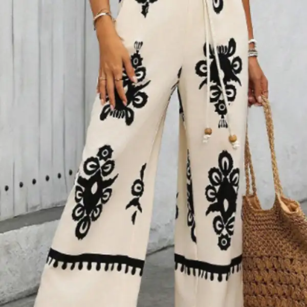 Boho Print Effortless Jumpsuit