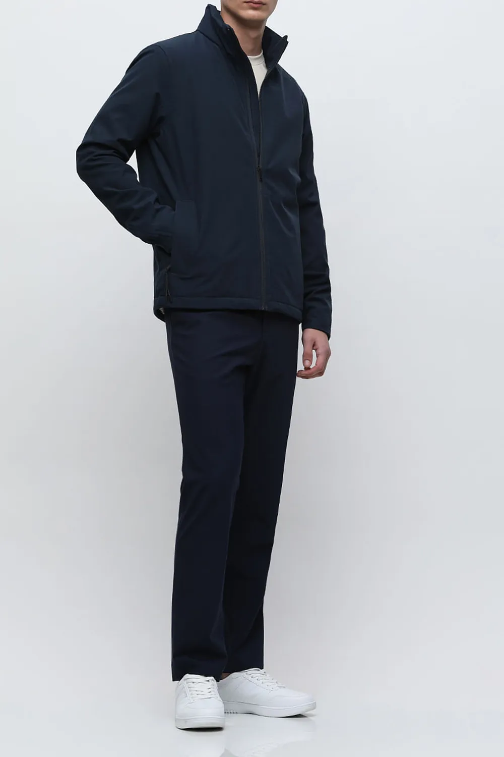 Black High Neck Padded Jacket