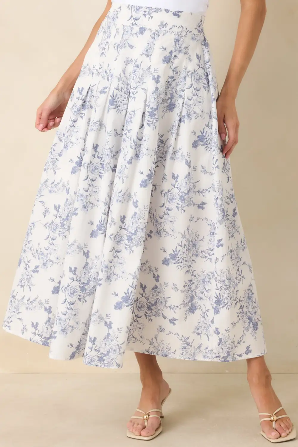 Floral Once Midi Skirt