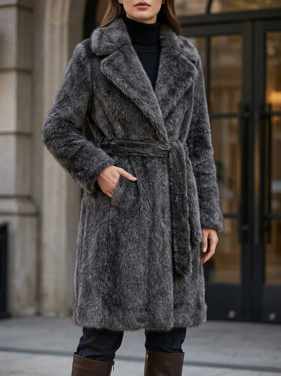 Women's Faux Fur Winter Coat