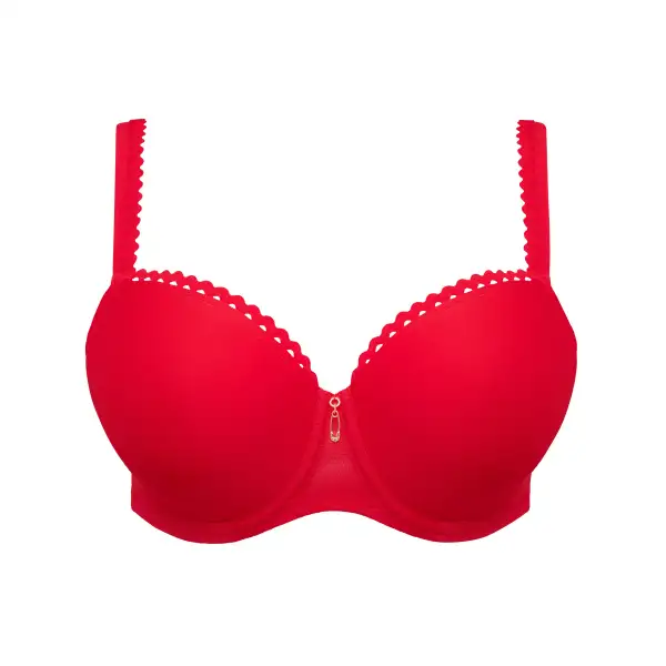 Women's Underwire Spacer Molded Padded Leotard Back Adjustable Straps Rounded Shape Bra
