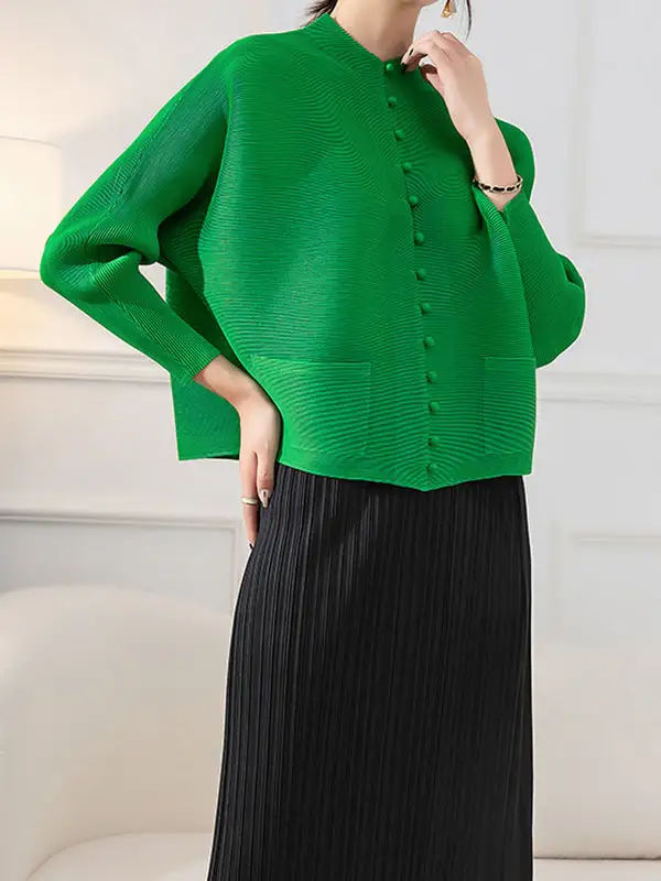 Button Front Jacket Versatile