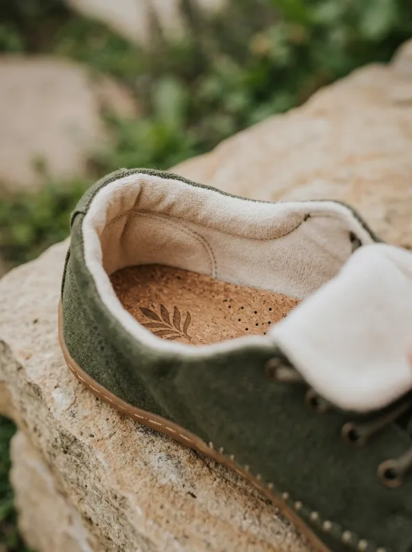 Lifestyle Stitched Leaf Detail Unisex Barefoot Shoes