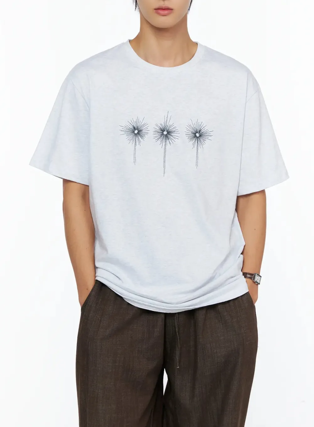 Men's Embroidered Graphic Tee