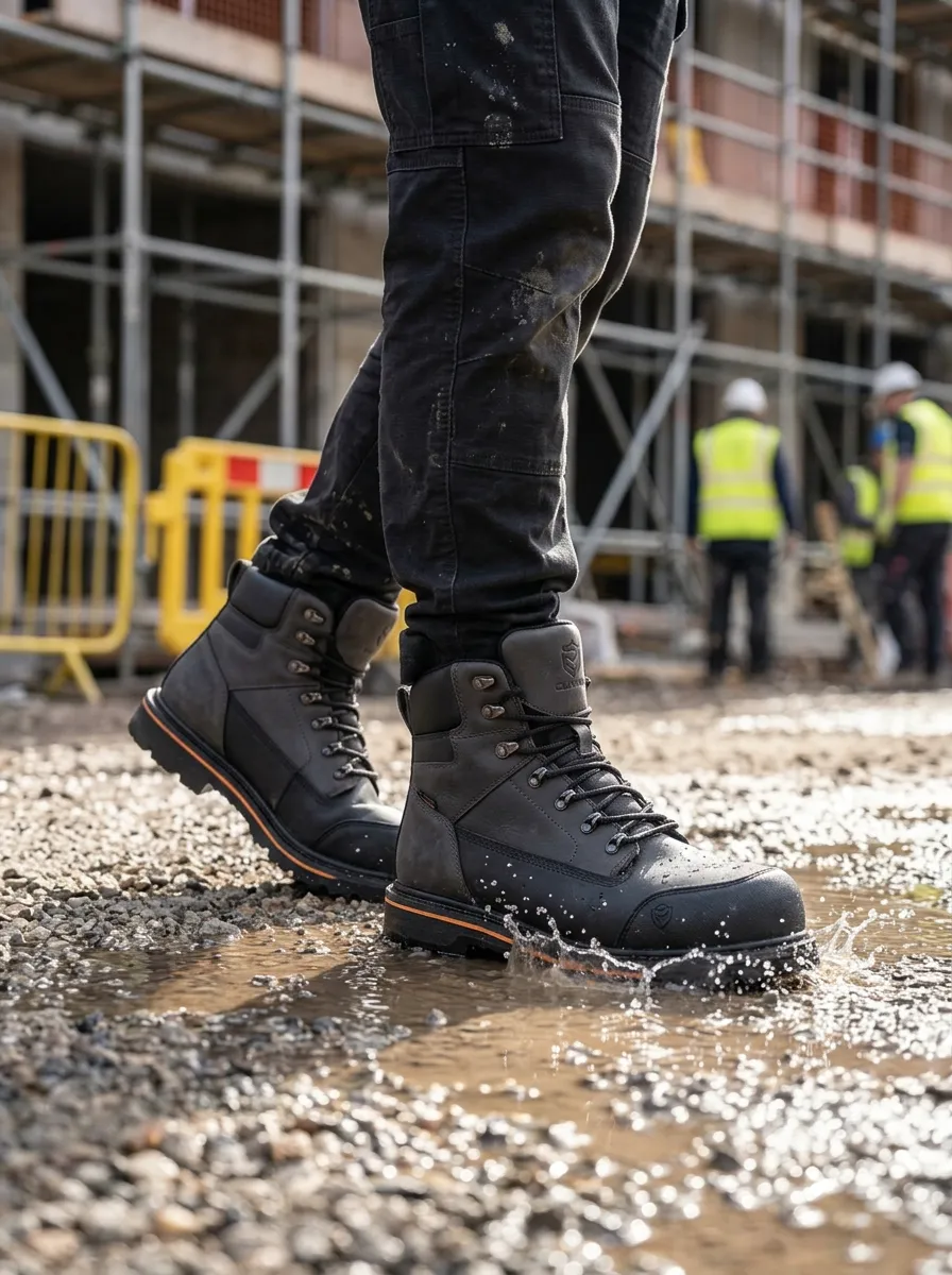 Field-Ready Workwear Construction Men's Waterproof Work Boots