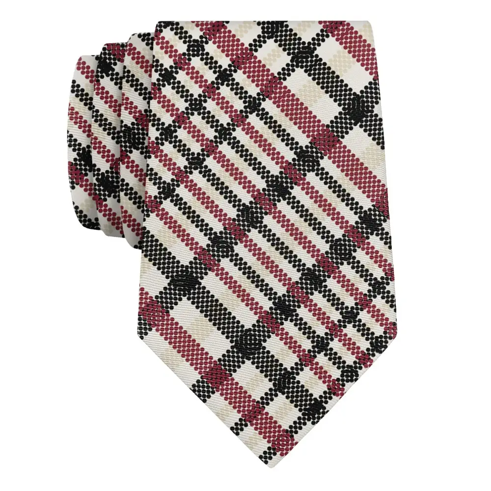 Polished Plaid Style Necktie
