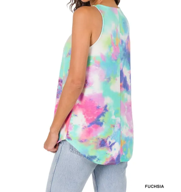 Soft French Terry Tie Dye Top