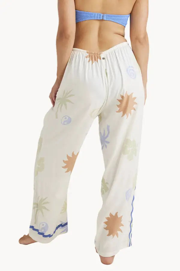 Cotton Viscose Relaxed Pants