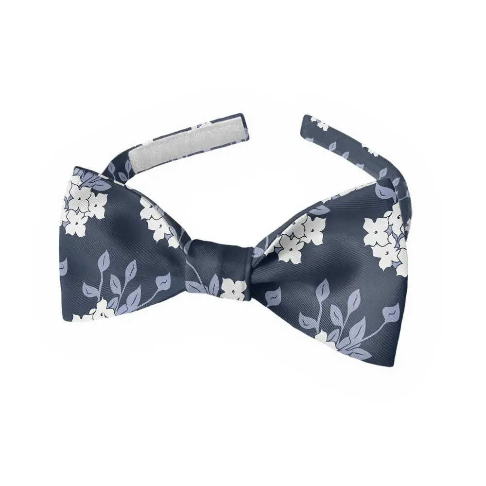 Bouquet Floral Motif Bow Tie