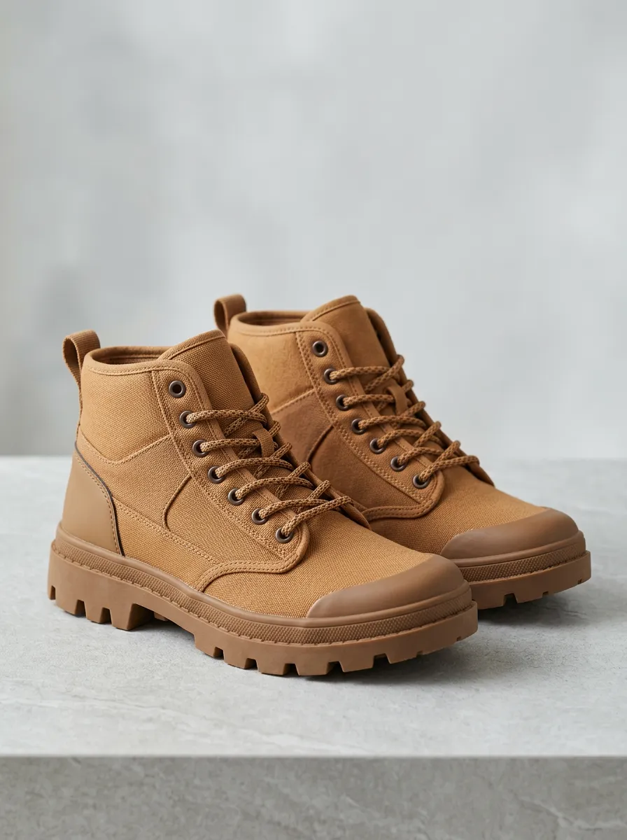 Field Canvas Hiking Boots