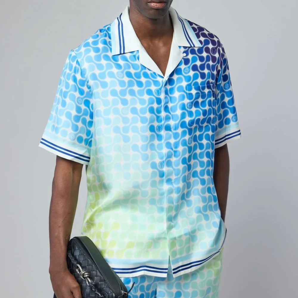 Relaxed Short Sleeve Collared Shirt