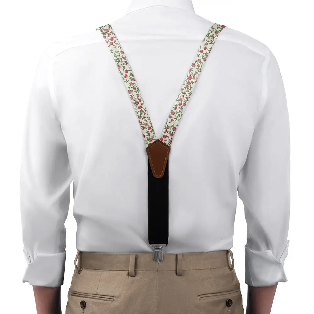 Edward Floral Pattern Suspenders