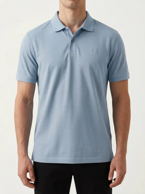 Embroidered Men's Polo Shirt